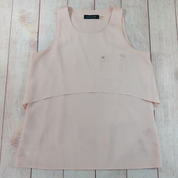 Ivanka Trump dressy layered sleeveless top sz S - Picture 5 of 8